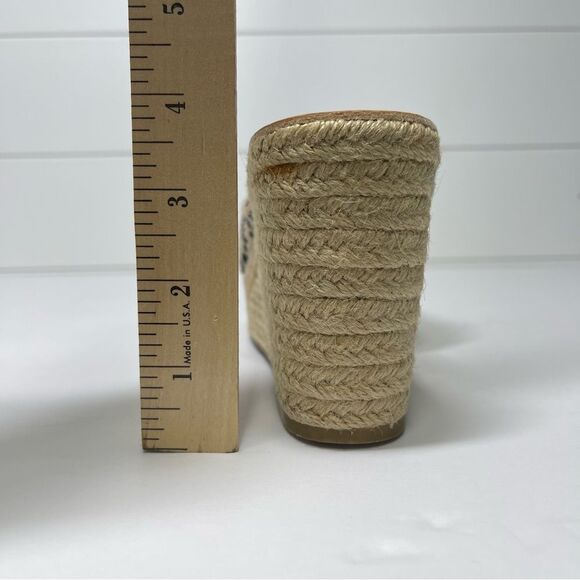 Dolce Vita Bela Leopard Spotted Wedge Sandals Size 8 - Picture 10 of 11